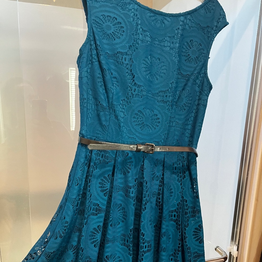 London times turquoise dress